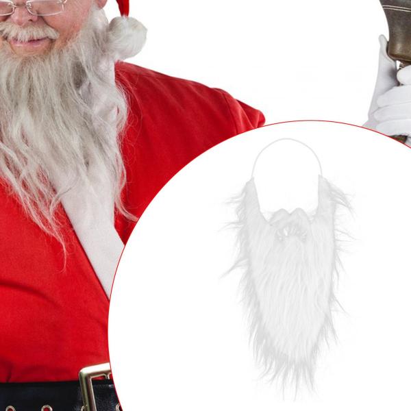偽口ひげ クリスマス サンタクロース ひげ ホリデー パフォーマンス  44cm