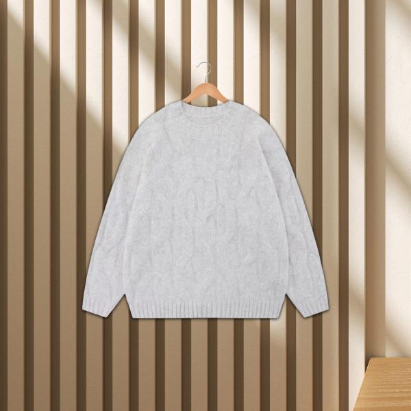 レディース セーター ニットウェア パーティー クルーネック ルーズな服装 ファッション ニット セーター アプリコット