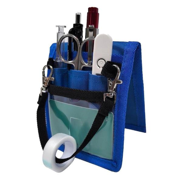 ナースバッグ メディカルオーガナイザー マネージャー用 獣医師 医師アシスタント ブライトブルー