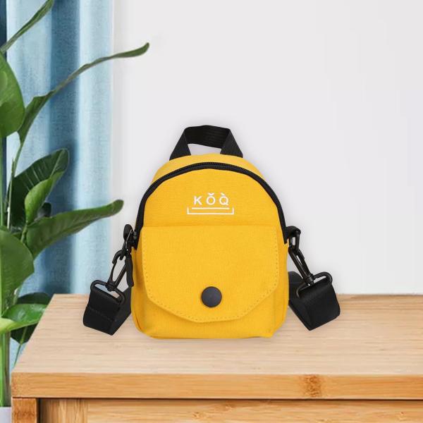 女性キャンバス電話バッグスタイリッシュなショルダーバッグクロスボディ休日デート旅行 , 黄色