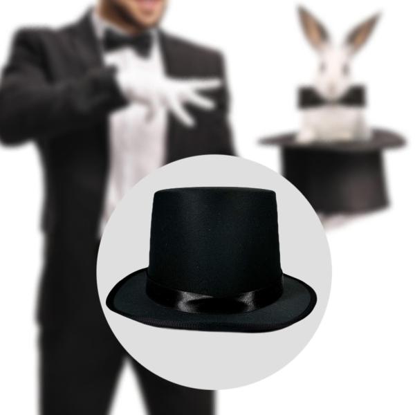 カーニバルハロウィーンフェスティバルブラックのトップハット式典パーティーアクセサリー