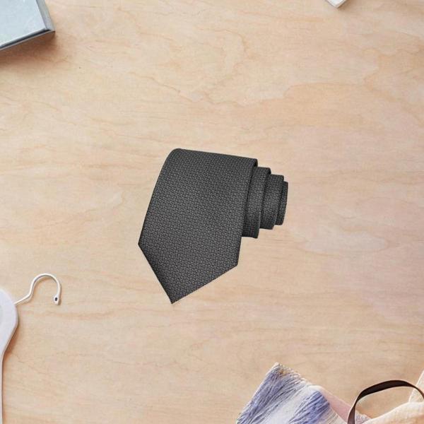 メンズネクタイ 長さ145cm 無地 ソフトフォーマルネクタイ ビジネス プロム ギフト グレー