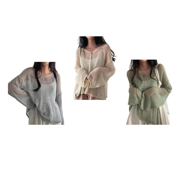 レディース 長袖 T シャツ トレンディ 通気性 ベーシック トップ クラブ パーティー デイリー グレー