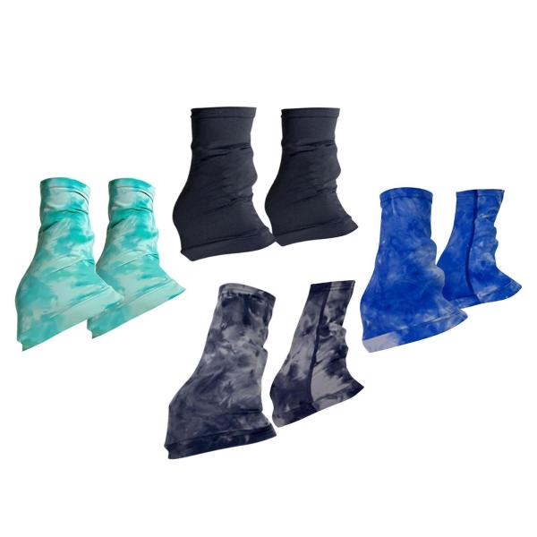 フィギュアスケート用レッグウォーマー 2個セット アイススケート 冬季アクティビティ トレーニング用 ブラック