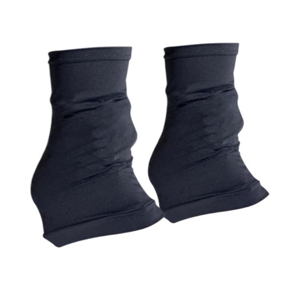 フィギュアスケート用レッグウォーマー 2個セット アイススケート 冬季アクティビティ トレーニング用 ブラック