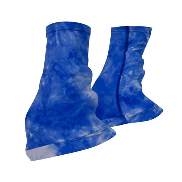 フィギュアスケート用レッグウォーマー 2個セット トレーニング用 アイススケート 冬季アクティビティ用 ブルー