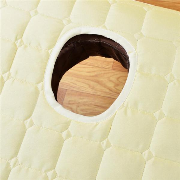 ゴムバンド付き滑り止めマッサージテーブルシートカバー190x80cmベージュ