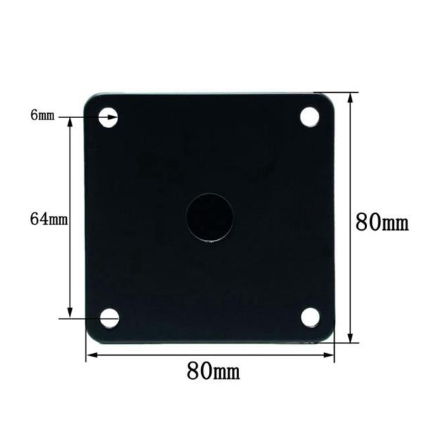 ソファオットマンワードローブスツール用DIY鉄製家具脚.取り付けプレート直立20cm