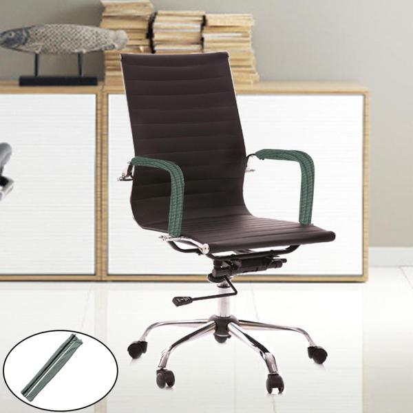 オフィスチェアアームカバーデコレーション防塵チェアアームレストスリーブホームライトグリーン用