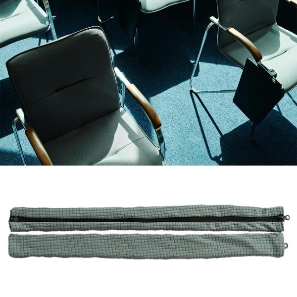 1ペアチェアアームレストカバースリップカバーコンピューターチェアカバーライトグリーン