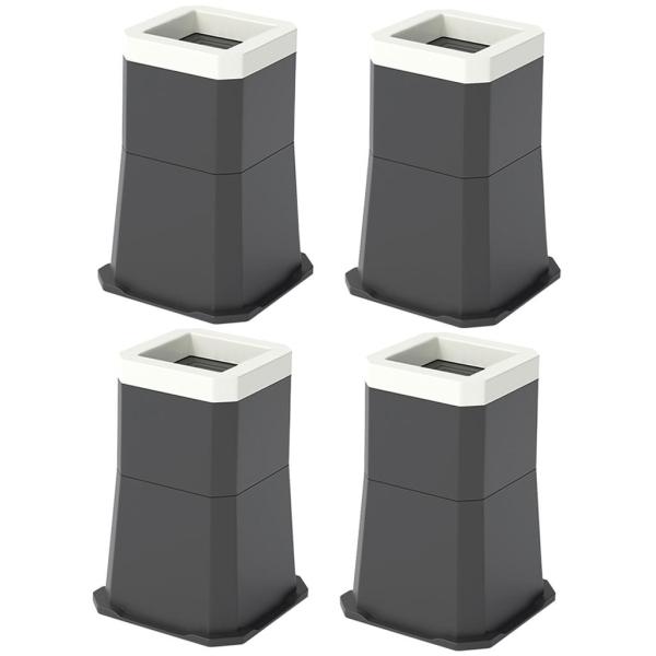 家具ライザーベッドライザーソファベッドテーブルブラック用滑り止め