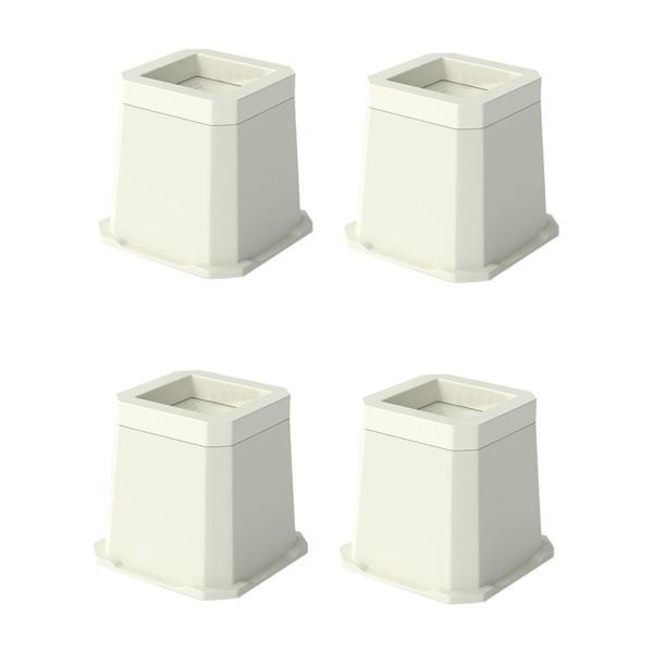 家具ライザーベッドライザーソファベッドテーブル用滑り止めベージュ台形