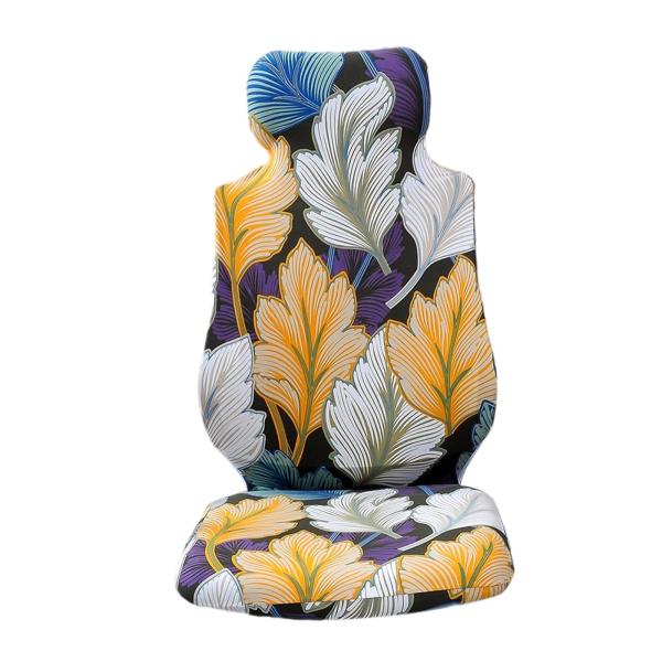 伸縮性のあるオフィスチェアカバーシートカバーボスチェアカバーフォールリーフ