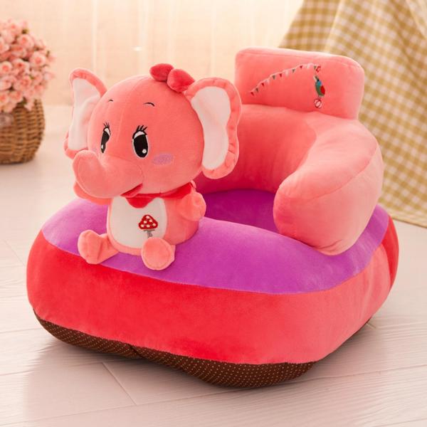 かわいい漫画の赤ちゃんのソファカバー動物のおもちゃは幼児の猫のための贈り物を座ることを学ぶ