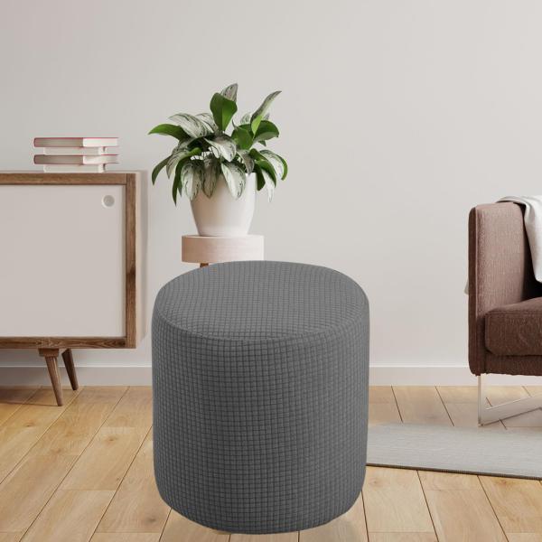 伸縮性のあるフットスツールスリップカバーフットレストカバープロテクター、伸縮性のあるボトムダークグリーン