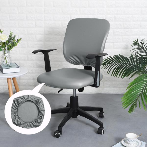 結婚式の台所の食堂の灰色のための現代椅子の座席カバーの家具カバーのストレッチ