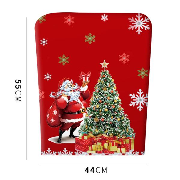 ポリエステル クリスマス クリスマス 椅子カバー    椅子の背もたれ 防塵カバー フェスティバル クリスマス 宴会 パーティ