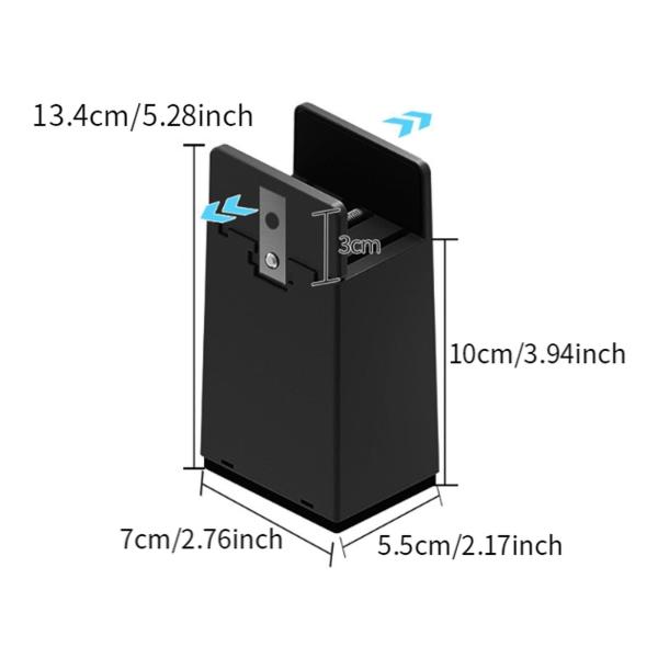 4パック 家具ライザー 家具ライザー 椅子足 テーブルライザー 家具用 高さ10cm ブラウン 22-42mm