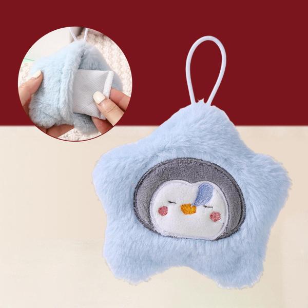 ハンドウォーマー ポーチ キーチェーン  ぬいぐるみ アウトドア 冬 ペンギン用