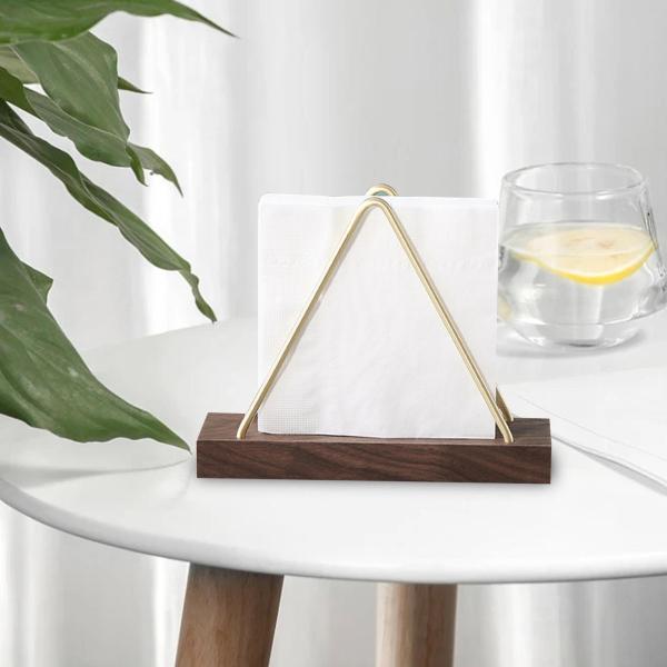 卓上ナプキンホルダー 装飾ペーパーナプキンホルダー スタンドラックオーガナイザー シックで丈夫なティッシュディスペンサー カフェ  キッチン