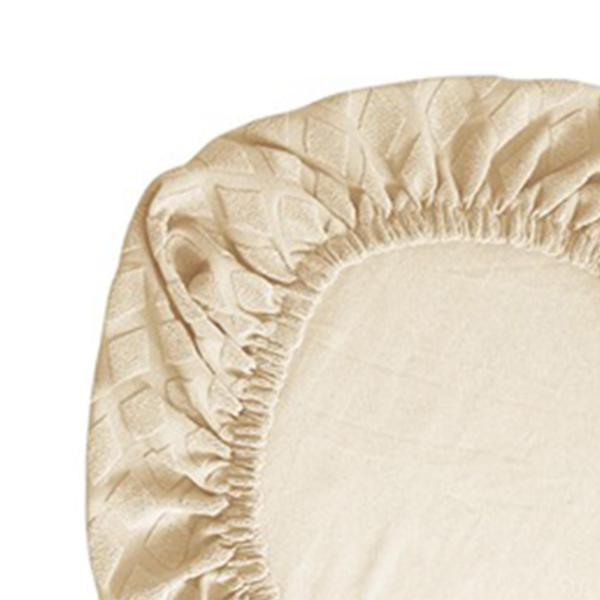 椅子シートカバー ダイニングルーム 椅子シートスリップカバー 取り外し可能 洗える ベージュ