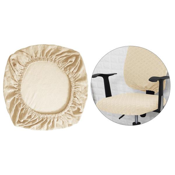 椅子シートカバー ダイニングルーム 椅子シートスリップカバー 取り外し可能 洗える ベージュ