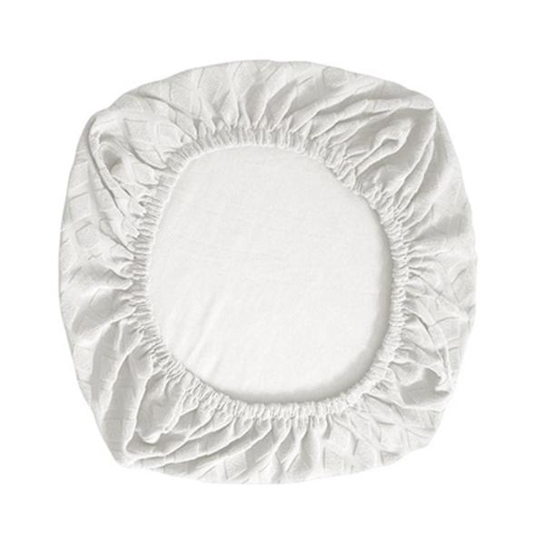 椅子シートカバー ダイニングルーム 椅子シートスリップカバー 取り外し可能 洗える ホワイト