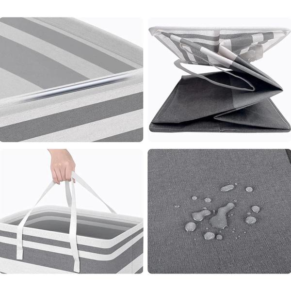 衣類収納バスケット 多目的 省スペース ポータブル 自宅 旅行用