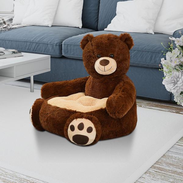 寝室の装飾のクマのための子供のソファーの座席柔らかいクッションの豪華なソファーの肘掛けの椅子