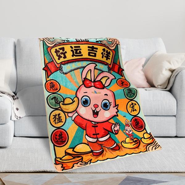 31インチx43インチ ソフトスローブランケット フランネルブランケット リビングルーム ホームデコレーション スタイルB