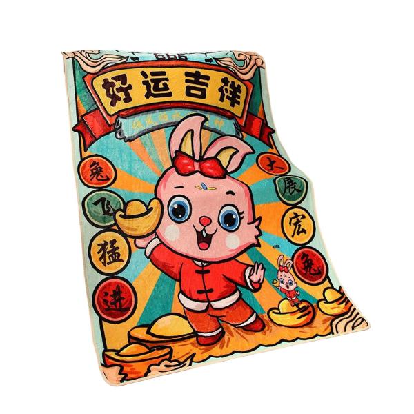 31インチx43インチ ソフトスローブランケット フランネルブランケット リビングルーム ホームデコレーション スタイルB