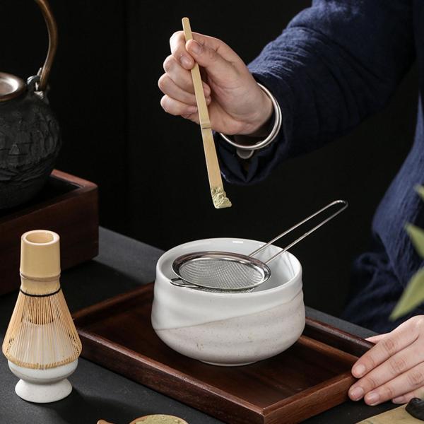 抹茶セット 茶道 和風 家族 友人 ホリデーギフト ホワイト