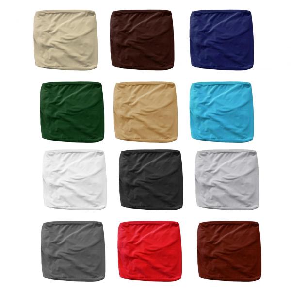 防塵フットレスト フットスツール スリップカバー ゴム底オットマンカバー付き ホワイト