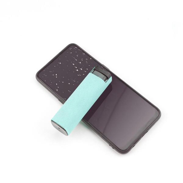電話スクリーンクリーナー多目的クリーナー 2 in 1 タブレットモニタースマートフォン用 ライトブルー シェルなし