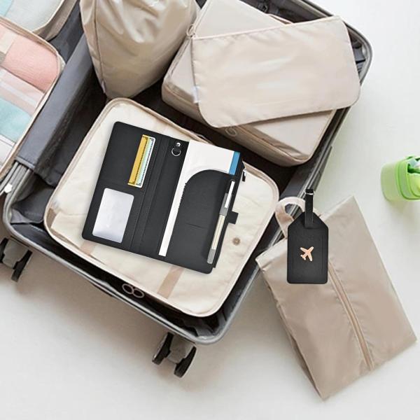 パスポート ホルダー カバー アウトドア ビジネス用多機能トラベル アクセサリー