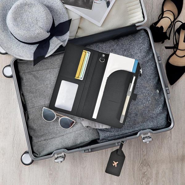 パスポート ホルダー カバー アウトドア ビジネス用多機能トラベル アクセサリー