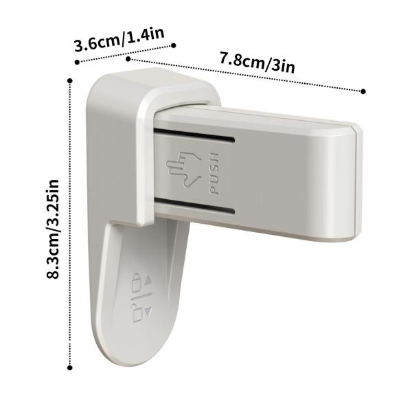 チャイルドプルーフドアハンドルレバーロック、家具用ドアレバーロック、ユニバーサルチャイルドセーフティロック、キャビネット用パンチフリーレバー