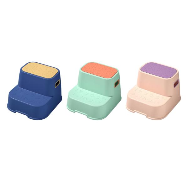 ステップスツール ダブルアップ幼児用ステップスツール プレイルーム 玄関 バスルーム シンク用 ブルー