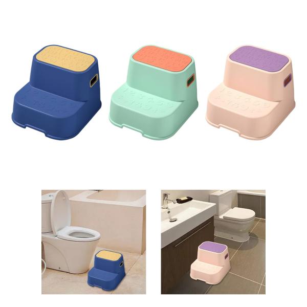 ステップスツール ダブルアップ幼児用ステップスツール プレイルーム 玄関 バスルーム シンク用 ブルー