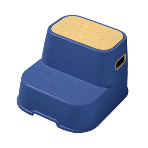 ステップスツール ダブルアップ幼児用ステップスツール プレイルーム 玄関 バスルーム シンク用 ブルー