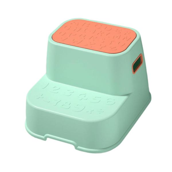 ステップスツール ダブルアップ幼児用ステップスツール プレイルーム 玄関 バスルーム シンク用 グリーン