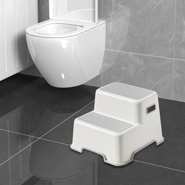 子供用踏み台 トイレスツール 1歳以上の子供向けの丈夫な踏み台 グレー