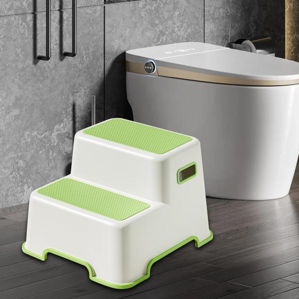 子供用踏み台 トイレスツール 1歳以上の子供向けの丈夫な踏み台 グリーン