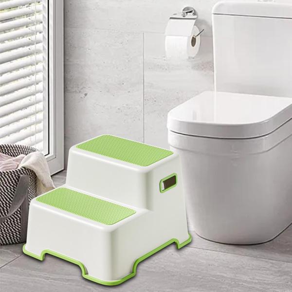 子供用踏み台 トイレスツール 1歳以上の子供向けの丈夫な踏み台 グリーン