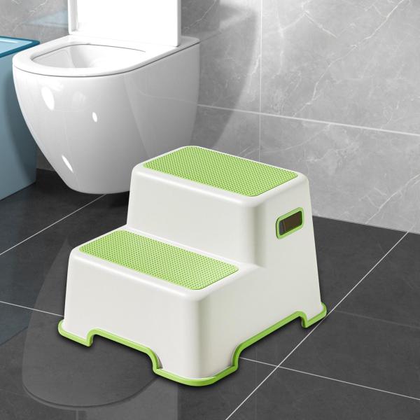 子供用踏み台 トイレスツール 1歳以上の子供向けの丈夫な踏み台 グリーン