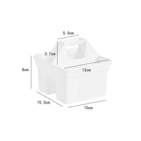 ハンドル付き化粧品収納ボックス バスルームオーガナイザーケース ベッドルームドレッサー用 S