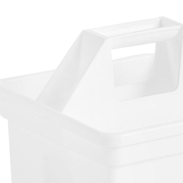 ハンドル付き化粧品収納ボックス バスルームオーガナイザーケース ベッドルームドレッサー用 S