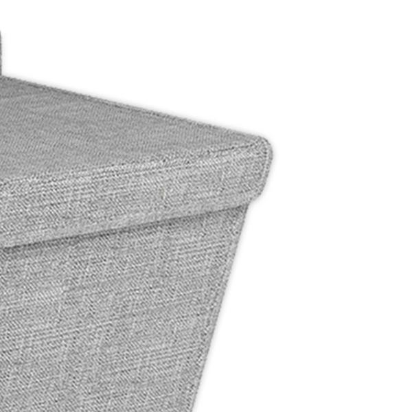 折りたたみ式吊り下げランドリーバスケット 壁掛け収納バスケット 寮の寝室用 グレー M