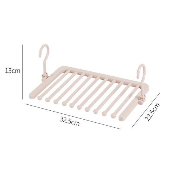 高耐久スラックスジーンズズボンハンガーノンスリップズボンレギンススカーフピンク10層