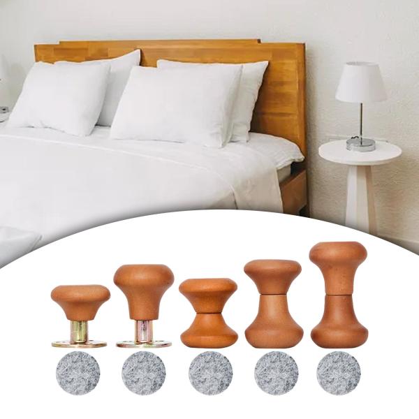 調整可能なネジ付きベッドフレーム防振ツールベッドヘッドボードスタビライザー S シングル木製